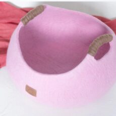 Wool Pink Basket